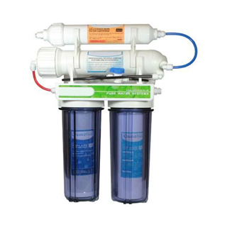 4 Stage Reverse Osmosis Water Filter System + Di (50 GPD)