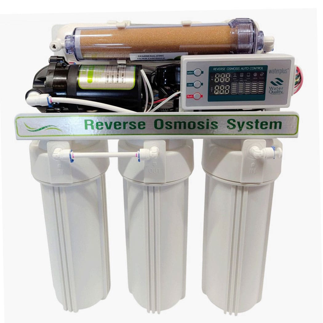 Aquarius 5 Stage LCD Reverse Osmosis Water Filter Systems + Di (400GPD)