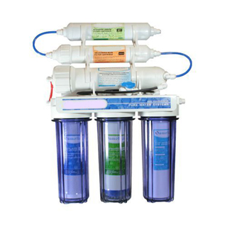 6 Stage Reverse Osmosis Water Filter System + Di (75 GPD)