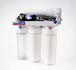 Vyair 4 Stage Reverse Osmosis Water Filter System With Booster Pump + Di (100 GPD)