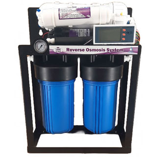 BB10 Undersink Direct Flow Reverse Osmosis System With Booster + Auto Flush (800 GPD)