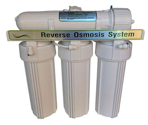Aquarius 4 Stage Reverse Osmosis Water Filter System (75 GPD)