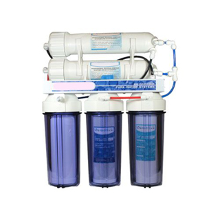 Ultra Pure 5 Stage Reverse Osmosis Water Filter System + Di (150 GPD)