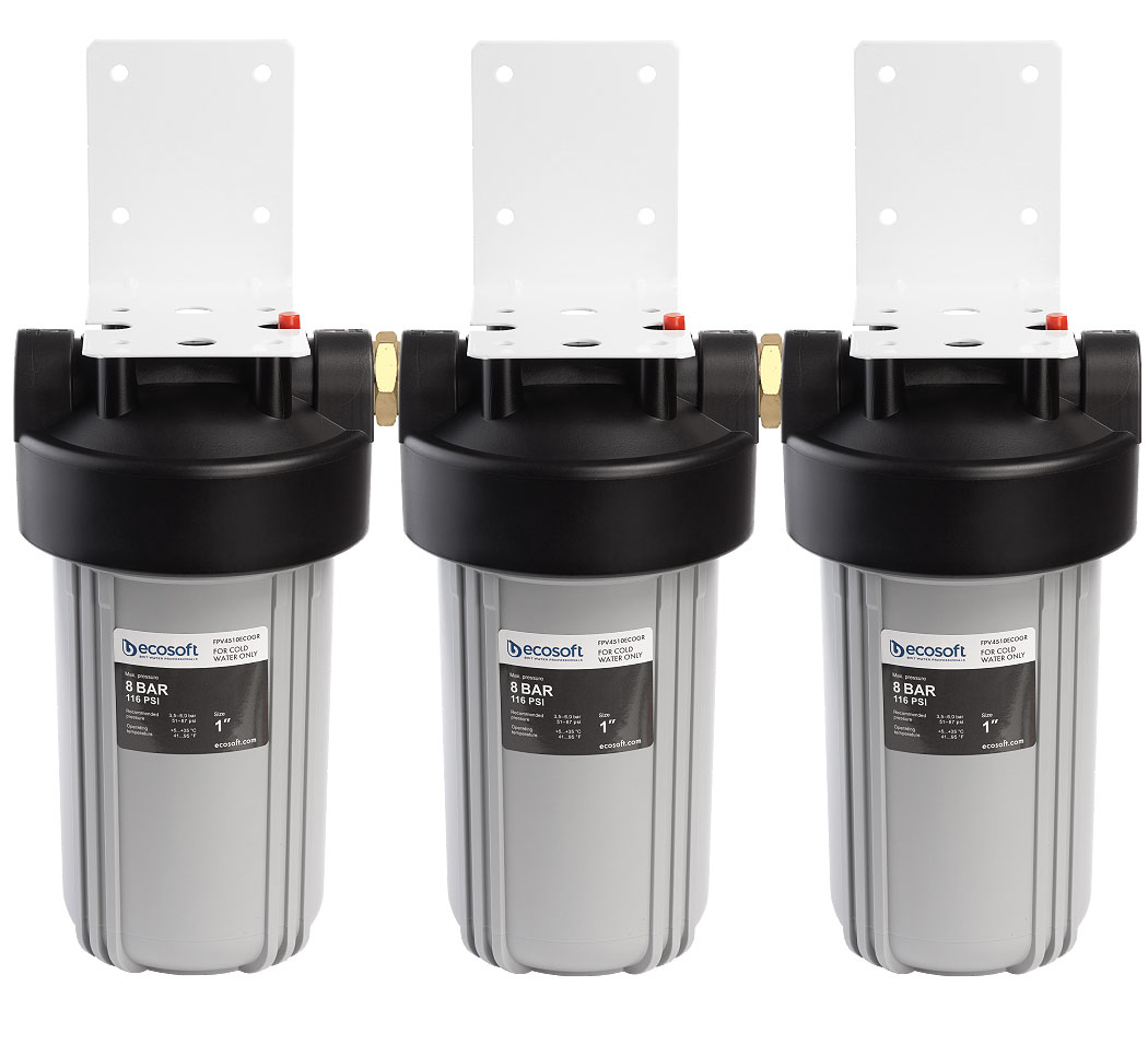 Ecosoft ADV Whole House Water Filter System (Triple)