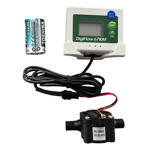 Digital Flow Rate and Flow Totaliser Meter (up to 0.5 LPM)