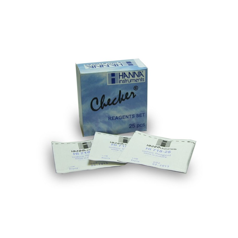 HI-718-25 Freshwater Iodine Reagents - 25 Tests