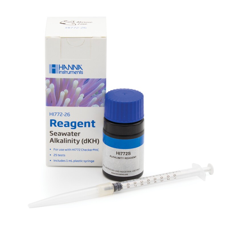 HI-772-26 Marine Alkalinity (dKH)  Reagents - 25 tests