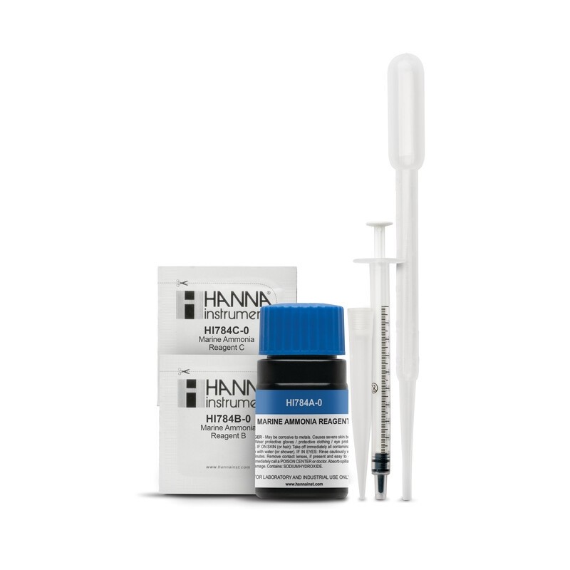 HI-784-25 Marine Ammonia Reagent - 25 Tests