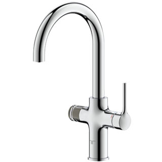 Hybrid Pro 4-in-1 Instant Boiling & Filtered Water Tap System (Chrome)