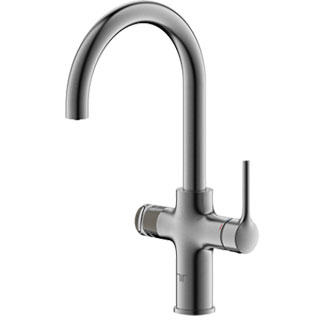 Hybrid Pro 4-in-1 Instant Boiling & Filtered Water Tap System (Gunmetal)