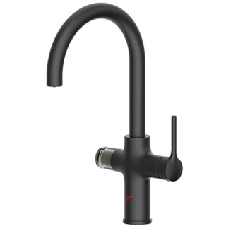 Hybrid Pro 4-in-1 Instant Boiling & Filtered Water Tap System (Matt Black)