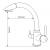 Vitalia Chrome 3-Way (Tri-Flow) Kitchen Tap