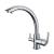 Vega Chrome 3-Way Tap (Tri-Flow) Kitchen Mixer Tap