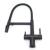 Riva Matt Black Pull-Out Spray-Hose 3-Way Tap (Triflow Filter Tap)