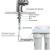 Lily 304 Stainless Single  Dispensing Tap (Black)