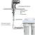 Lily 304 Stainless Single  Dispensing Tap (Black)