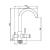 Malta 3-Way Mixer Tap (Tri-Flow)