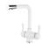 Parma White 3-Way (Tri-Flow) Kitchen Mixer Tap