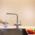 Lucca Brushed Steel 3-Way (Tri-Flow) Kitchen Mixer Tap