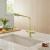 Lucca Brushed Brass 3-Way (Tri-Flow) Kitchen Mixer Tap