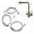 Antique A-Style 3 Way Mixer Tap Parts Kit