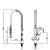 Udine Commercial Restaurant Kitchen Pre-Rinse Spray Tap
