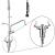 Udine Tall Commercial Restaurant Kitchen Pre-Rinse Spray Tap