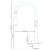  Cerda Commercial Kitchen Pull-Down Pre-Rinse Spray Tap Dimensions