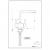 Parma Bronze 3-Way (Tri-Flow) Kitchen Mixer Tap Dimensions