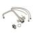 Olaf Brushed 304 Stainless Steel 3-Way Tap (Triflow Filter Tap)