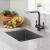 Parma Black 3-Way Mixer Tap Insitu