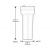 Clear Filter Housing (2.5" x 10") Single