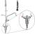 Udine Tall Commercial Restaurant Kitchen Pre-Rinse Spray Tap