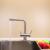 Lucca Brushed Steel 3-Way (Tri-Flow) Kitchen Mixer Tap