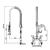 Udine Bridged Commercial Restaurant Kitchen Pre-Rinse Spray Tap