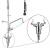 Udine Tall Commercial Restaurant Kitchen Pre-Rinse Spray Tap