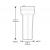 Clear Filter Housing (2.5" x 10") Single