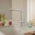 Lucca Brushed Steel 3-Way (Tri-Flow) Kitchen Mixer Tap