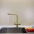 Lucca Brushed Brass 3-Way (Tri-Flow) Kitchen Mixer Tap