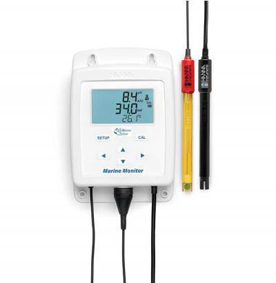Marine Aquarium Salinity pH EC Temp Monitor - Aquarium Salinity Monitoring System