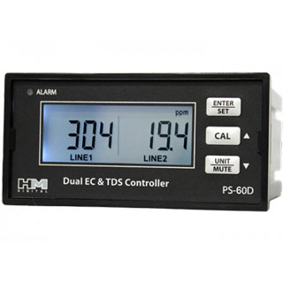 PSC-60D Dual Display - Dual Line EC/TDS Monitor