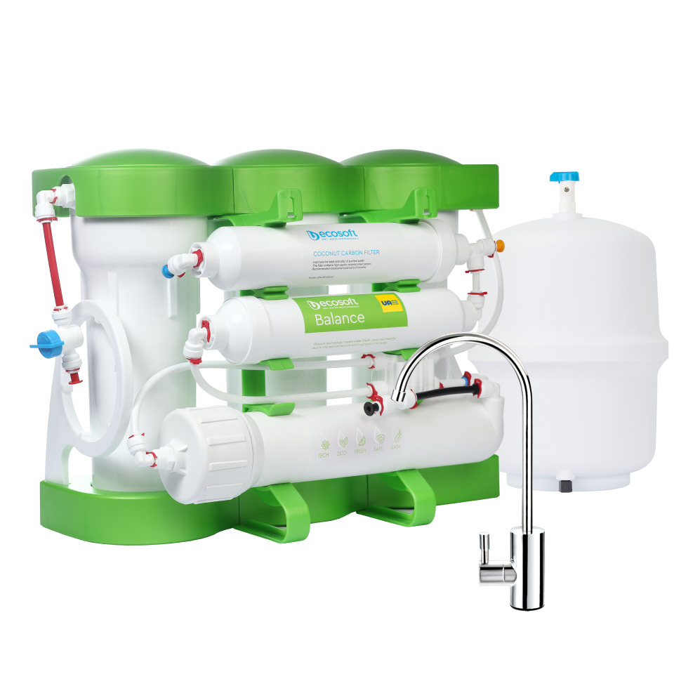 Ecosoft P'URE Balance Reverse Osmosis System 75GPD With Pressure Tank