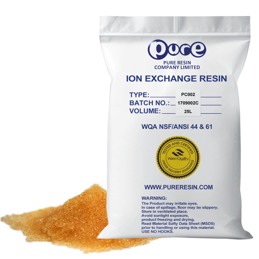 PC002 Water Softening Resin (25 Litre)
