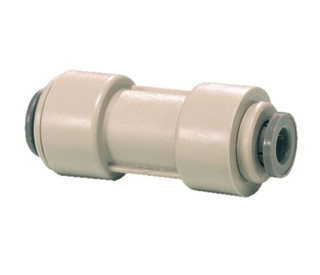 3/8 Inch Straight Connector Reducing to 1/4 Inch 