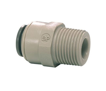 3/8 Inch Tube Straight Adaptor to 1/2 Inch NPTF